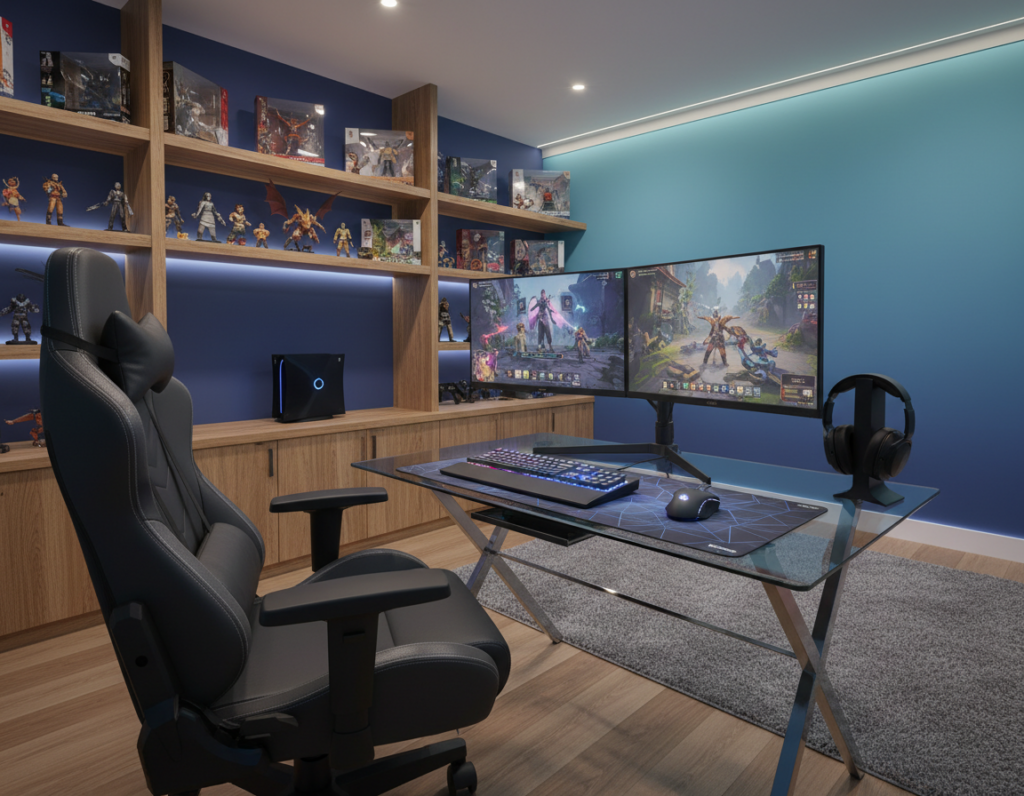 How Different Wall Colors Change the Mood of a Gaming Environment