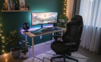 small cozy gaming room examples