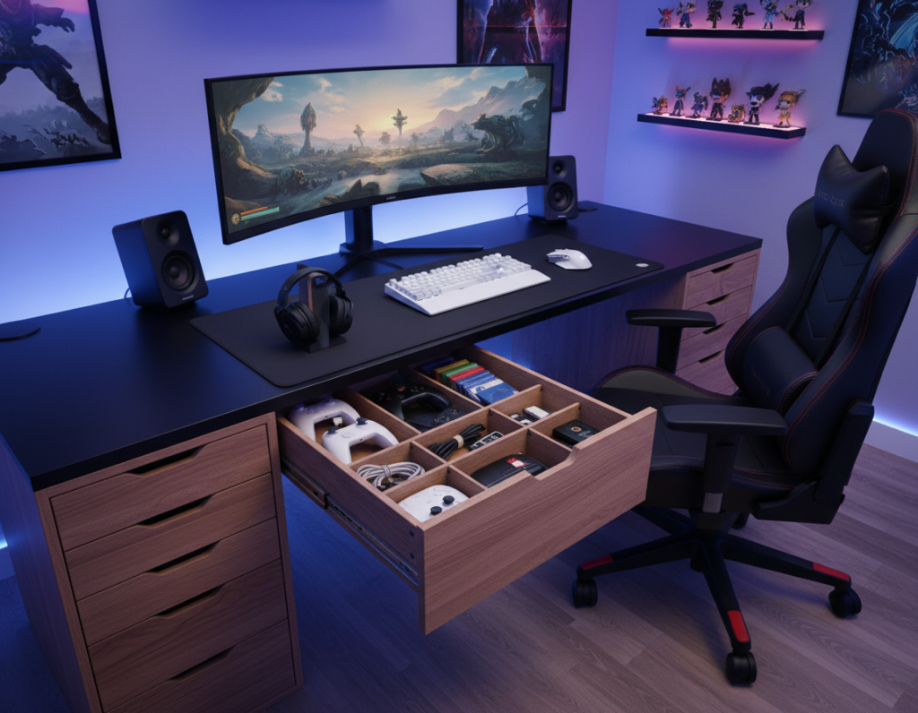 Practical Storage Drawers That Fit Under Most Gaming Desks